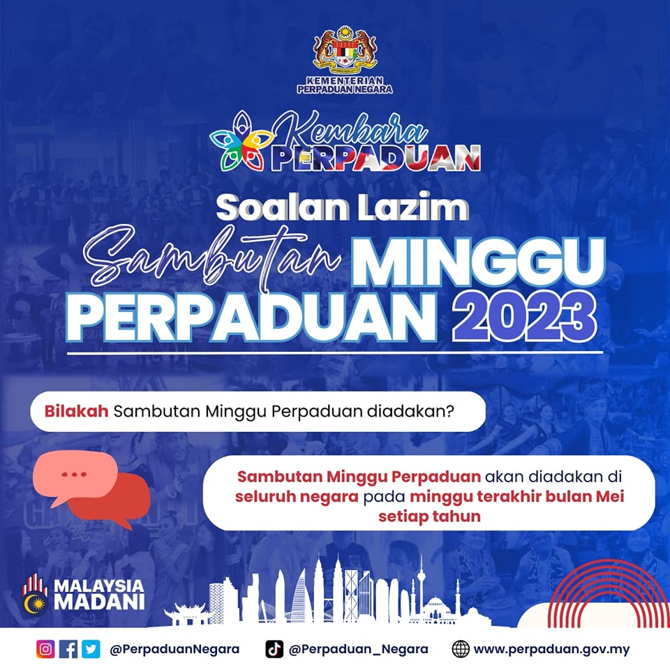 INFOGRAFIK SAMBUTAN MINGGU PERPADUAN