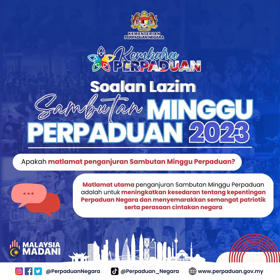 INFOGRAFIK SAMBUTAN MINGGU PERPADUAN