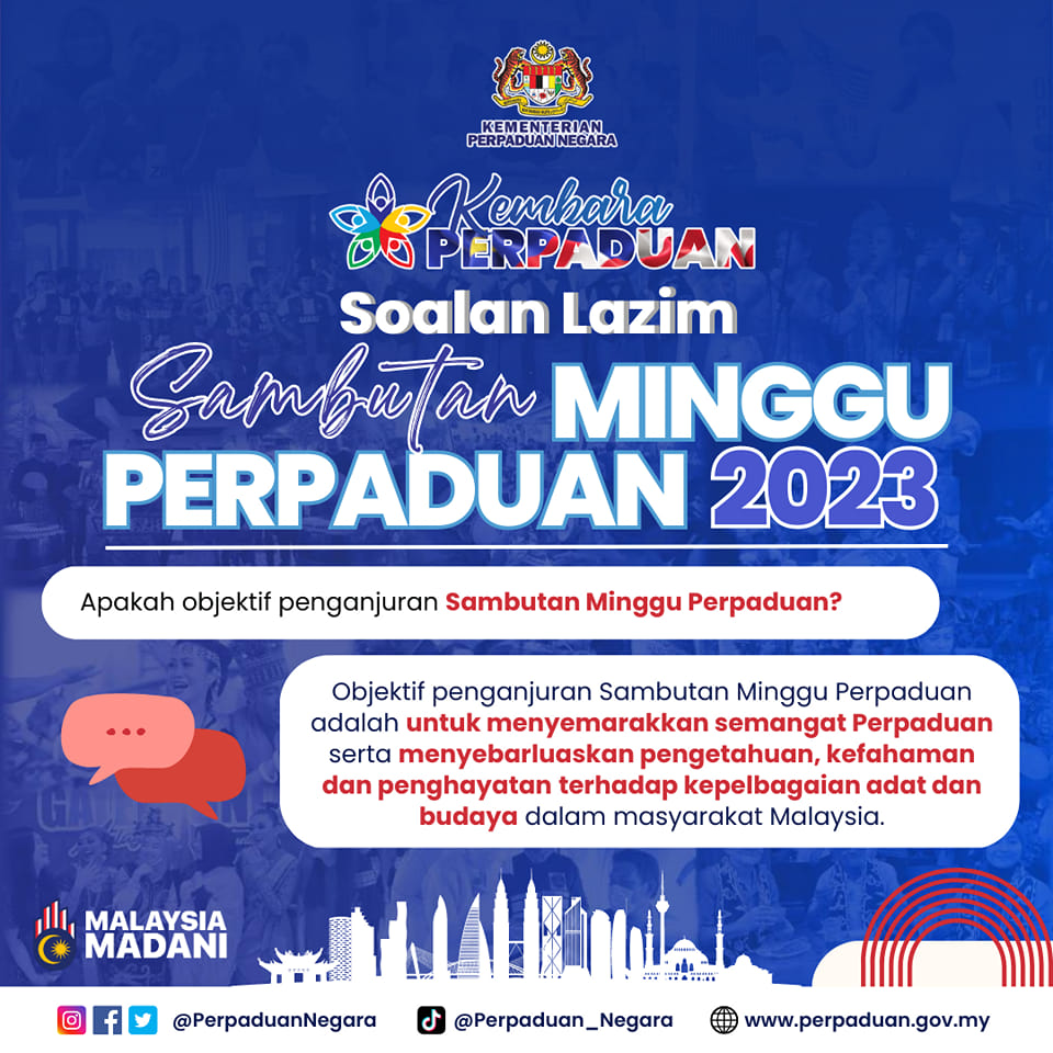 INFOGRAFIK SAMBUTAN MINGGU PERPADUAN