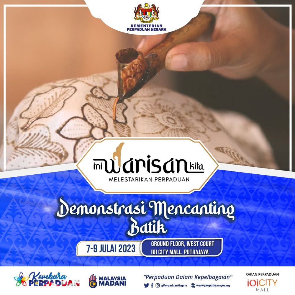 DEMONSTRASI MENCANTING BATIK