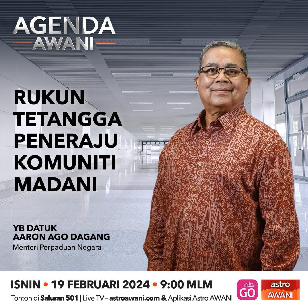 AGENDA AWANI - RUKUN TETANGGA PENERAJU KOMUNITI MADANI