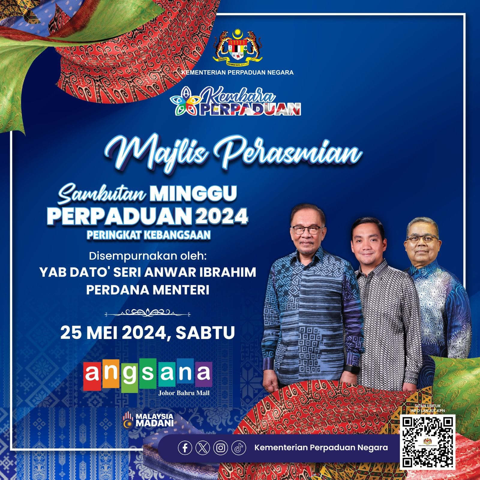 MAJLIS PERASMIAN SAMBUTAN MINGGU PERPADUAN PERINGKAT KEBANGSAAN
