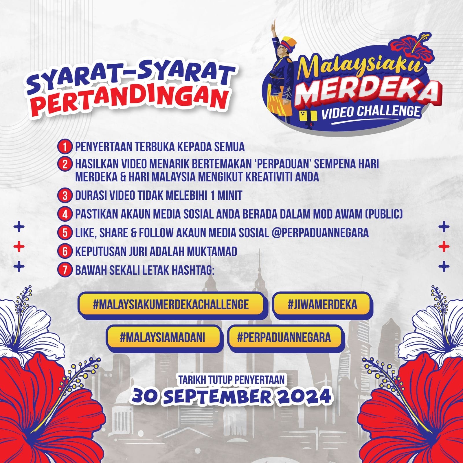 MALAYSIAKU MERDEKA - SYARAT PERTANDINGAN