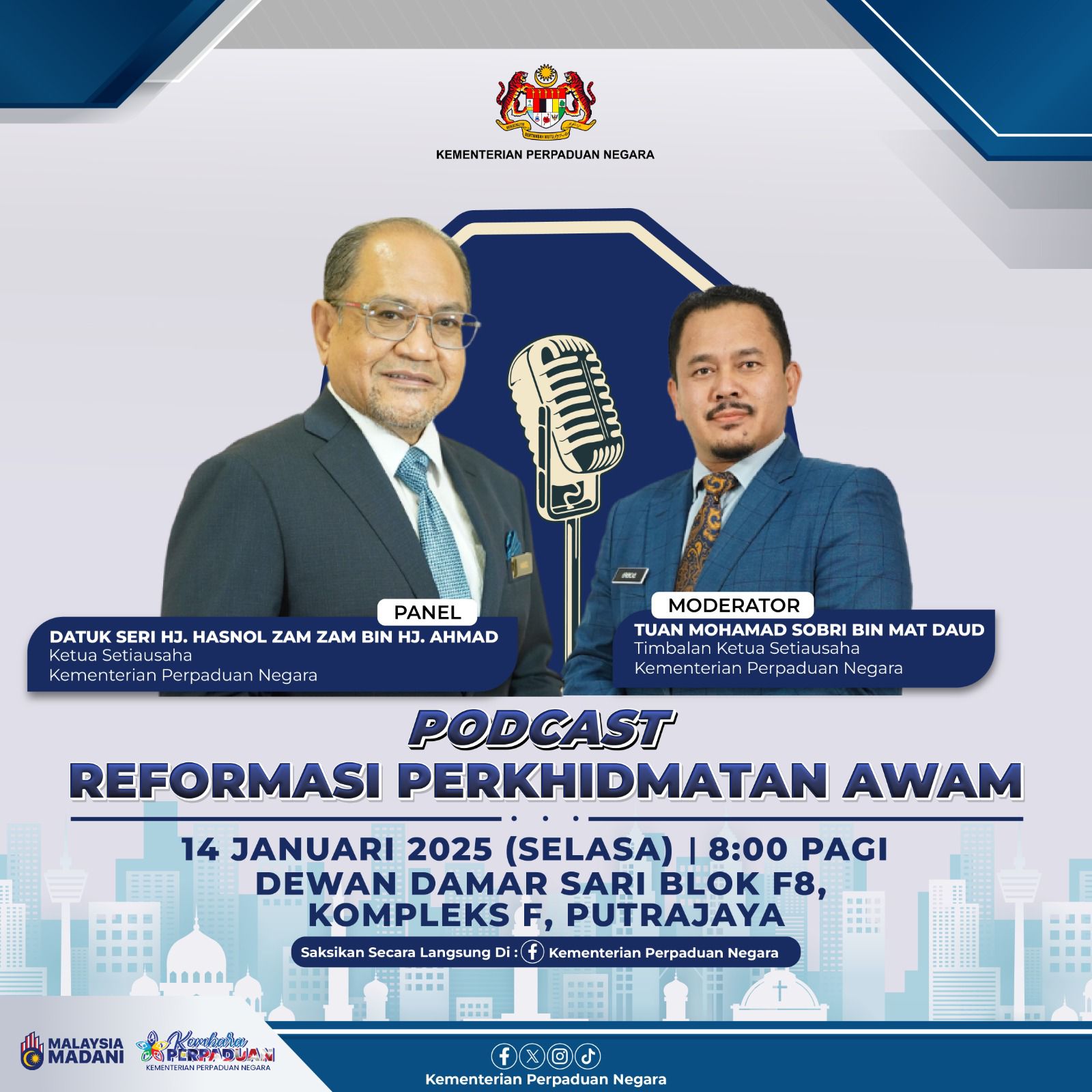 PODCAST REFORMASI PERKHIDMATAN AWAM