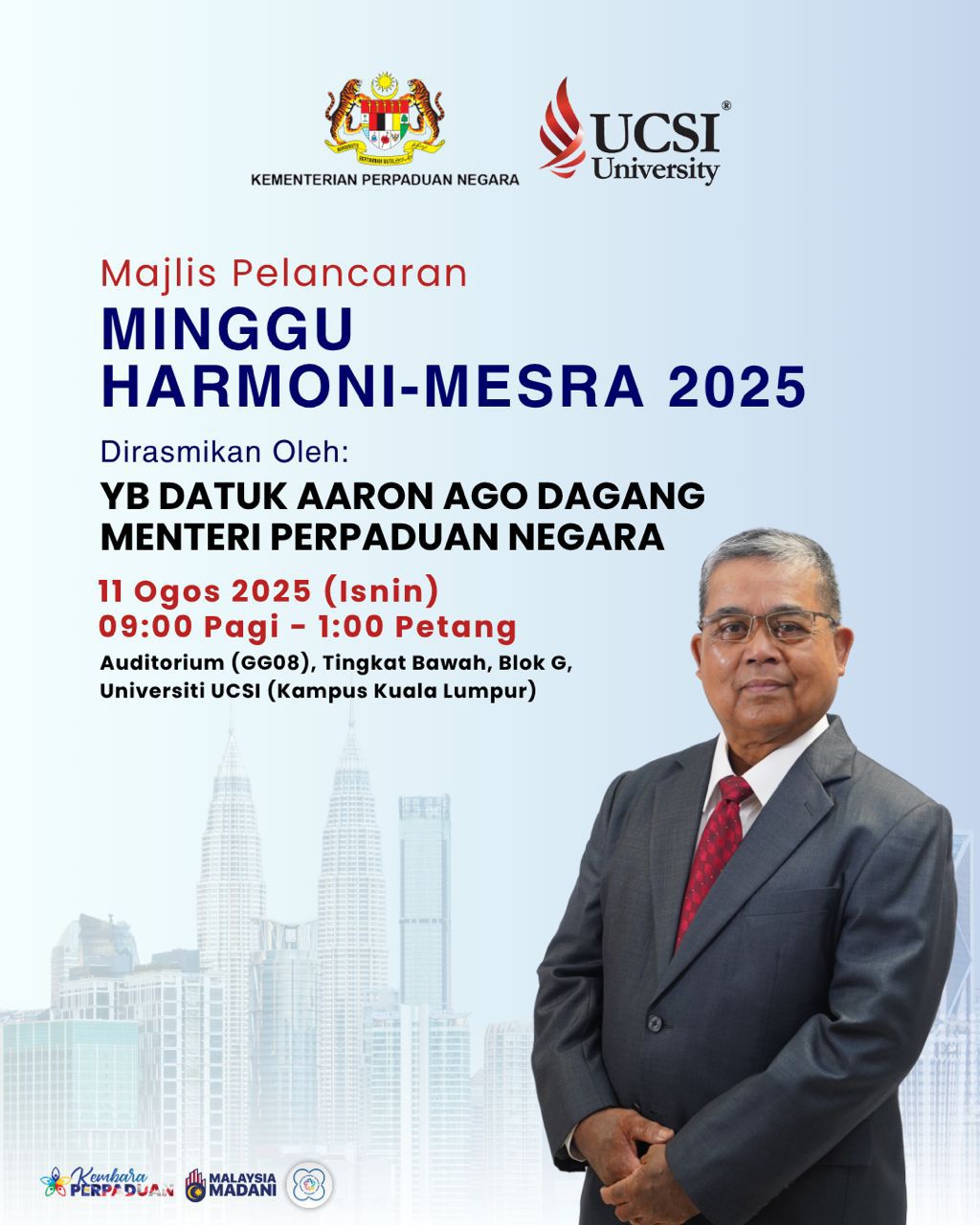 MAJLIS PELANCARAN MINGGU HARMONI-MESRA 2025
