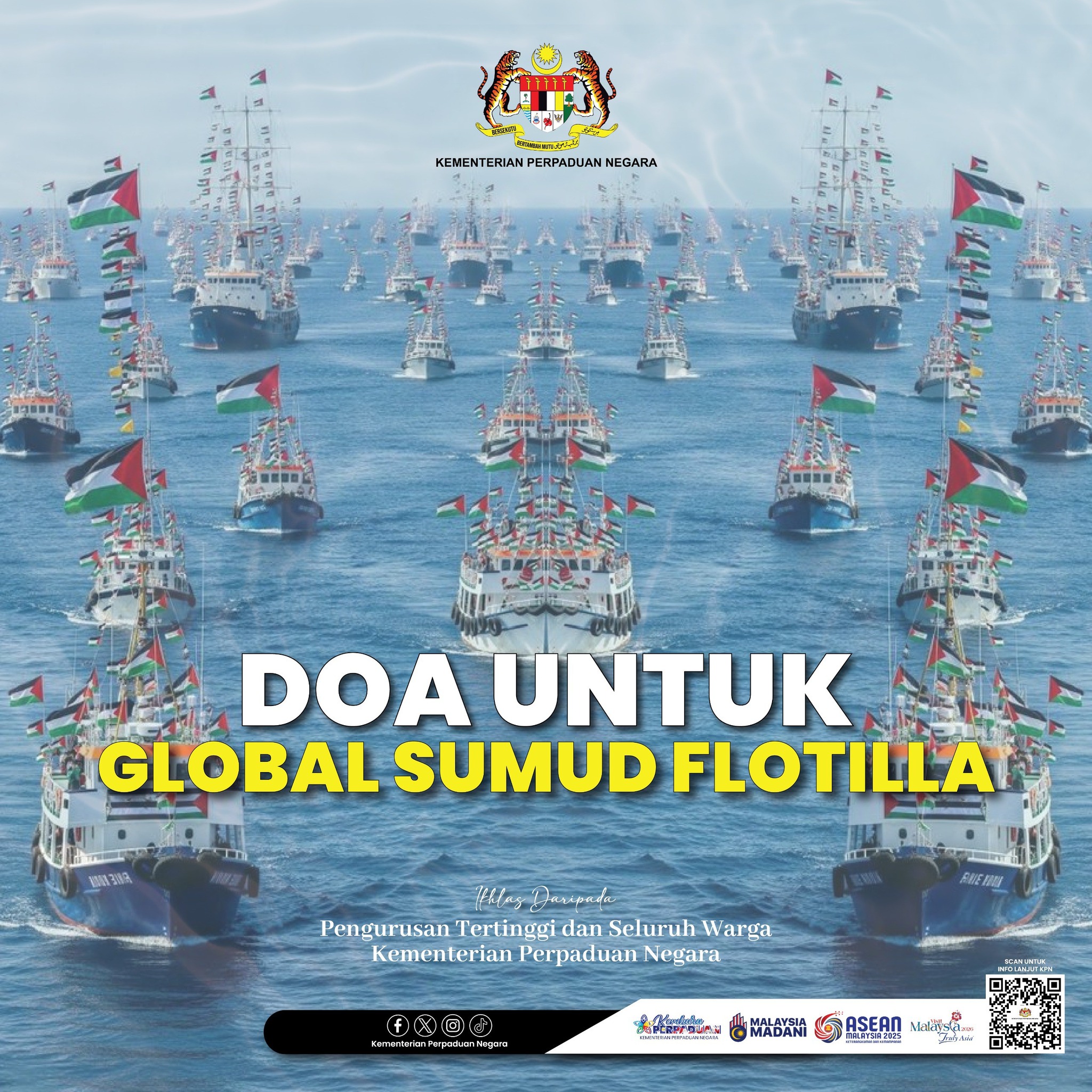 DOA UNTUK GLOBAL SUMUD FLOTILLA