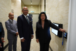 Sesi clock-in Timbalan Menteri Perpaduan Negara YB Senator Puan Saraswathy Kandasami di Kementerian Perpaduan Negara,