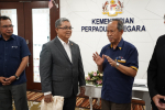 Kunjungan Hormat daripada YBhg. Tan Sri Dato’ Sri Dr. Sulaiman Bin Mahbob, Pengerusi Malaysian Investment Development Authority (MIDA) dan Felo Kehormat Institut Masa Depan Malaysia (MASA) kepada YB Datuk Aaron Ago Dagang, Menteri Perpaduan Negara.